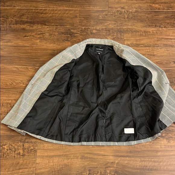 Lucky Brand Black and White Houndstooth Blazer, Sz. Small - Picture 6 of 9